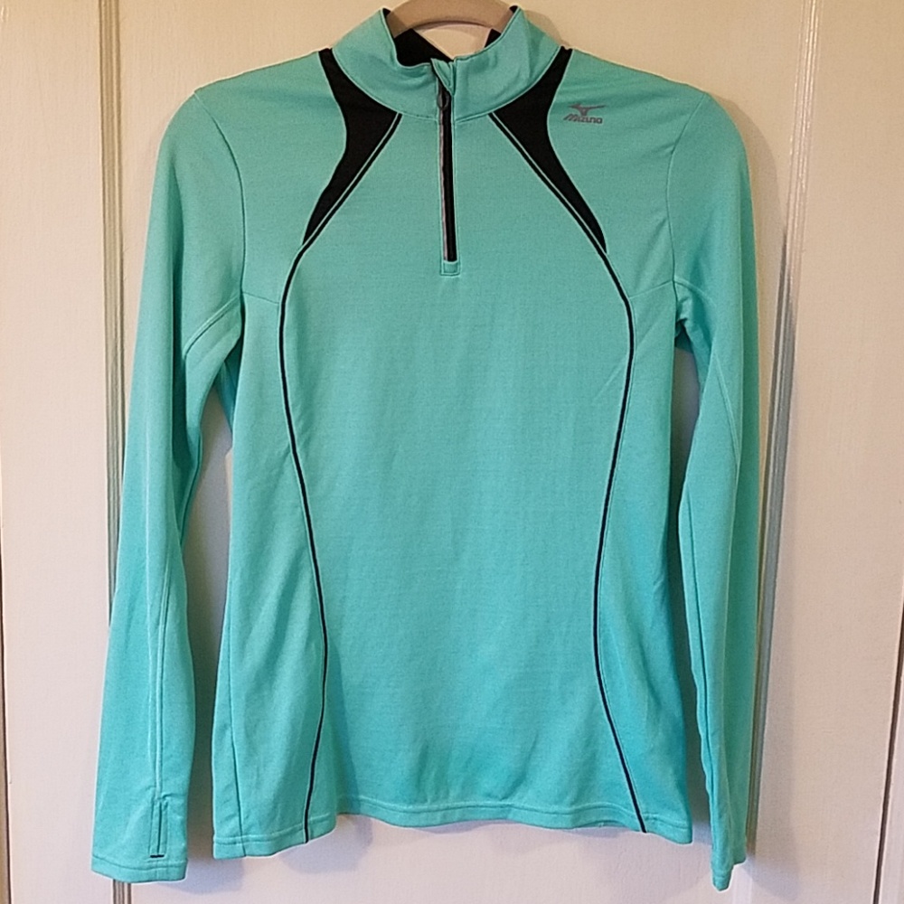 NWT mizuno mid weight thermal running top sz small